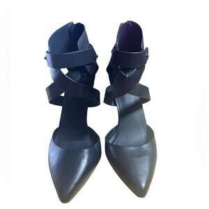 Joe's Jeans Black Strappy Heels